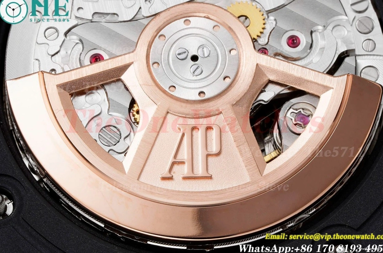 42mm PVD A7750 APF Offshore Dial Black Royal Oak PVD 1224